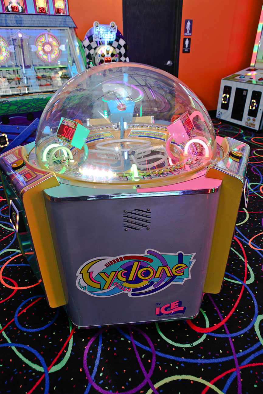Cyclone Game at Nowhere Arcade